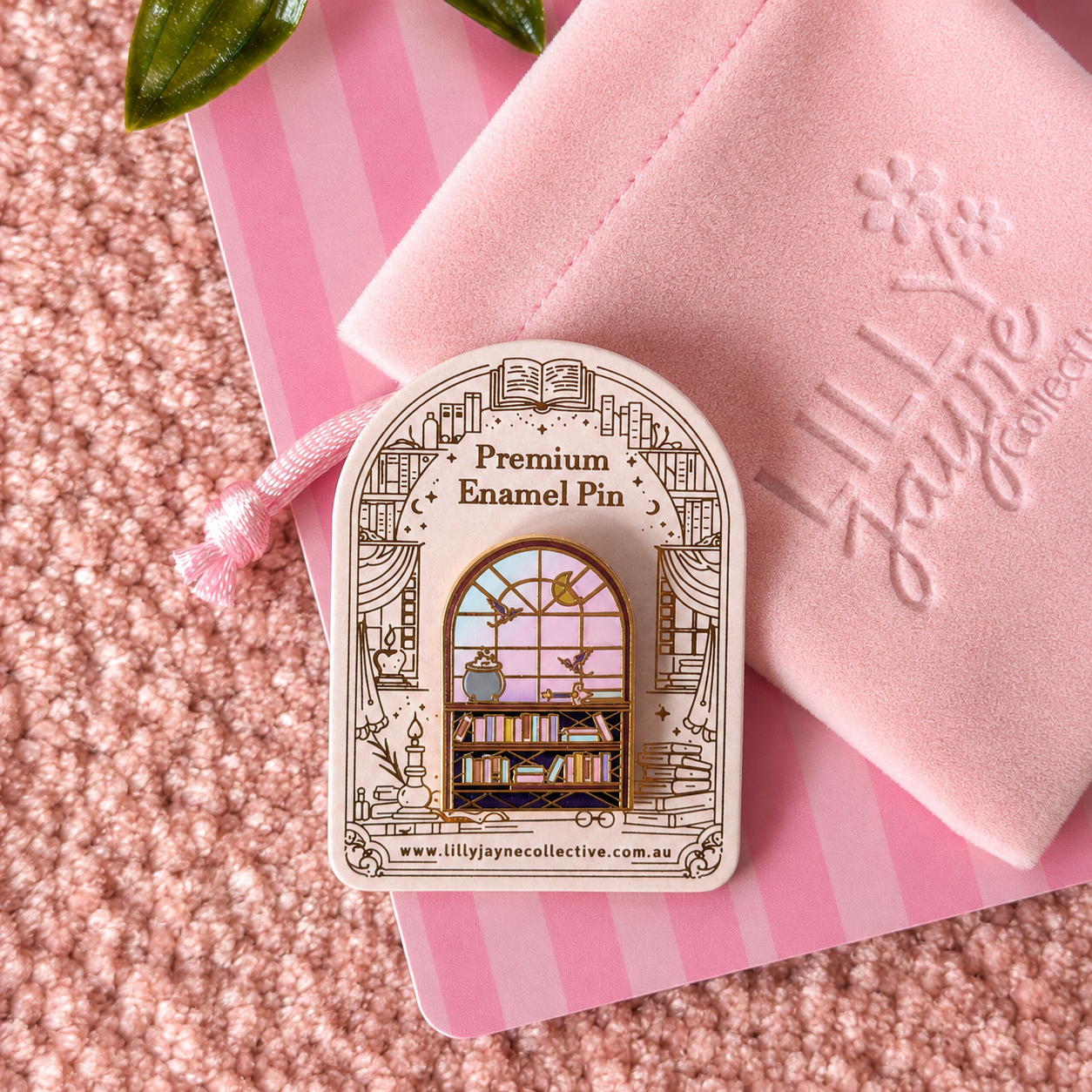 Fantasy Dragon Window | Premium Hard Enamel Pin Collection ✨