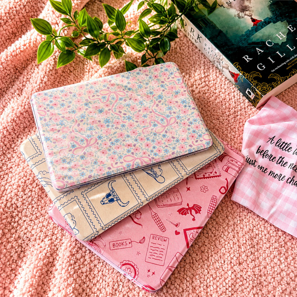 Floral Bow Kindle & Kobo Case | Paperwhite Gen 12, Gen 11 + Kobo Libra Colour