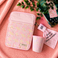 E-reader / Tablet Sleeve / Case / Book Sleeve - Pastel Petal