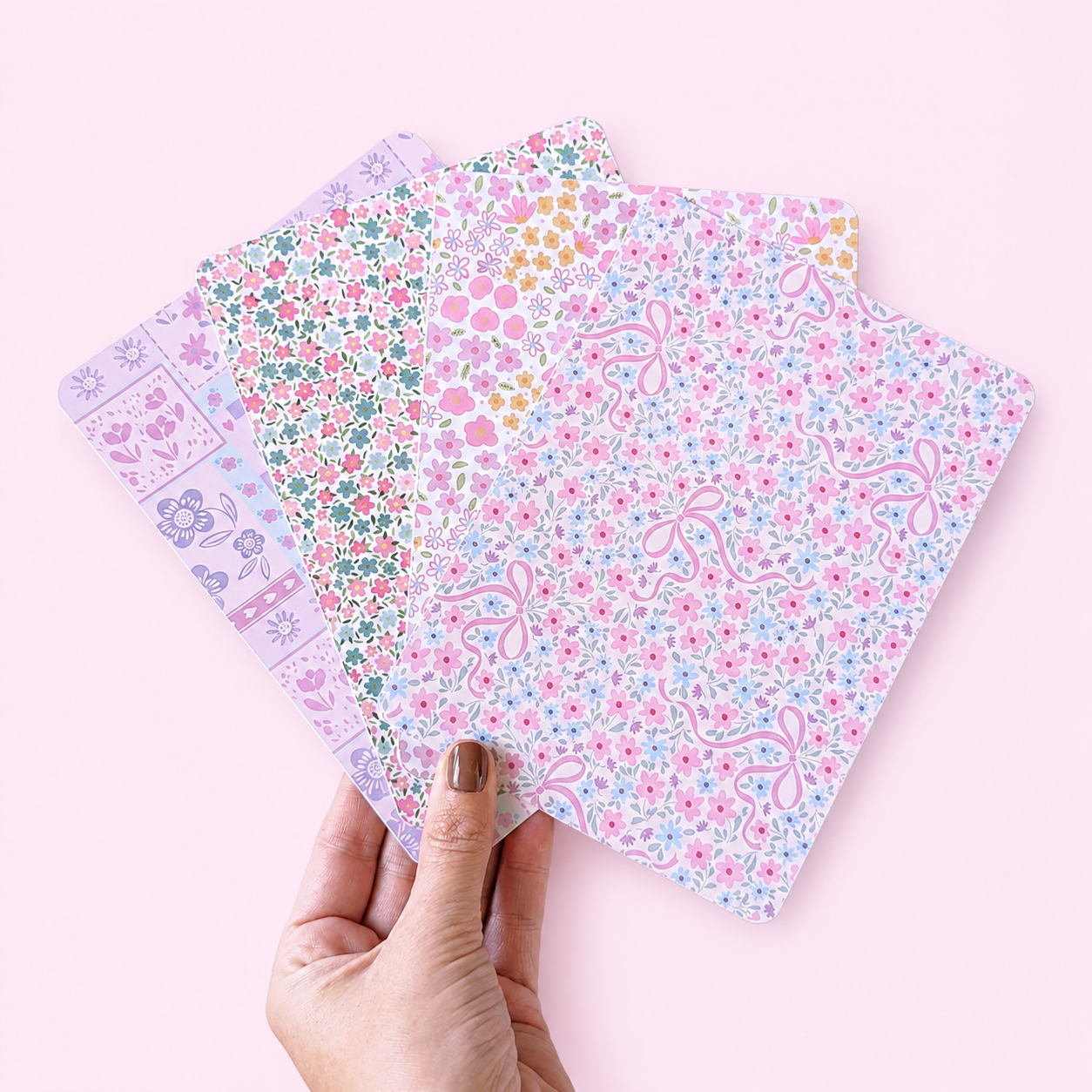 Kindle & Kobo Inserts | Matte Laminated E-Reader Insert - Floral Bow