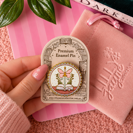 Fairy Sword Round | Premium Hard Enamel Pin Collection ✨