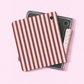 Kindle & Kobo Inserts | Matte Laminated E-Reader Insert - Pink Stripe
