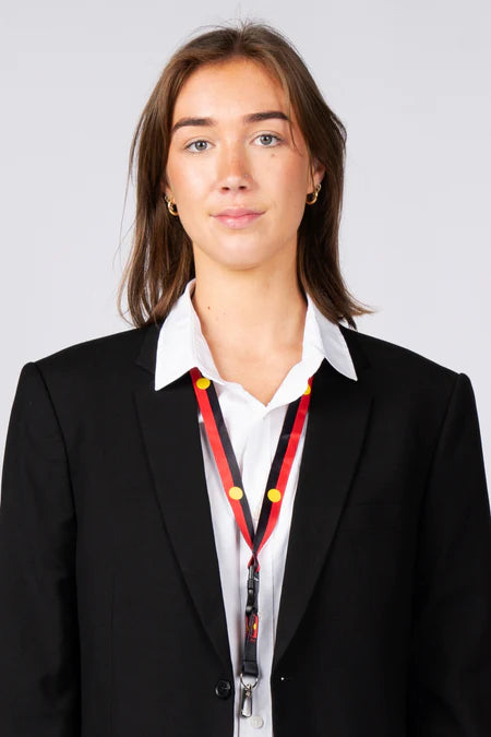 "Raise The Flag" Aboriginal Flag Premium Lanyard