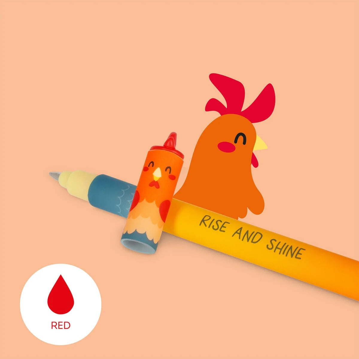 Legami - Set of 4 Erasable Gel Pen Set - Farm  Sweet Farm