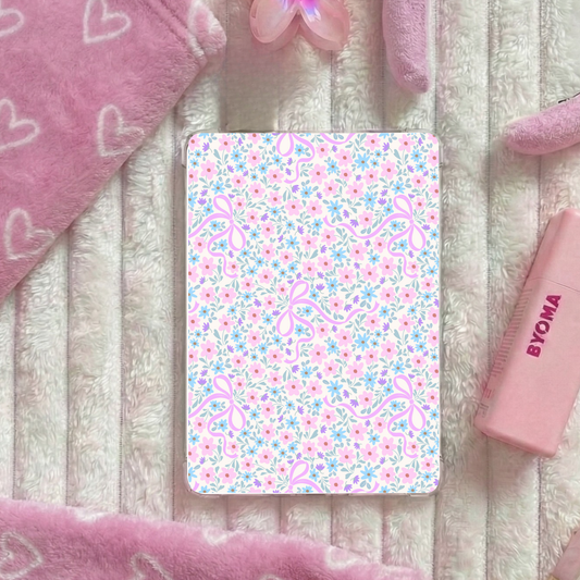Kindle & Kobo Inserts | Matte Laminated E-Reader Insert - Floral Bow