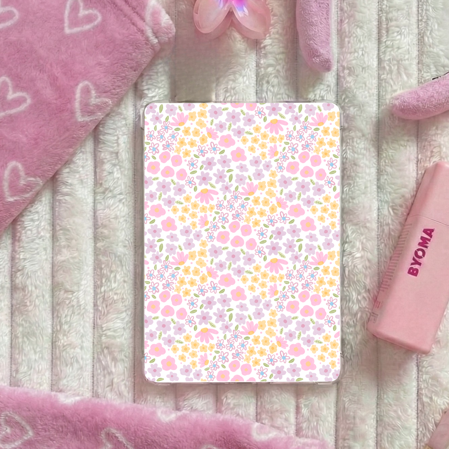 Kindle & Kobo Inserts | Matte Laminated E-Reader Insert - Pastel Petal