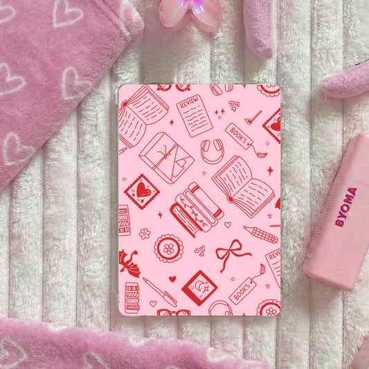 Kindle & Kobo Inserts | Matte Laminated E-Reader Inserts - Pink Wednesday