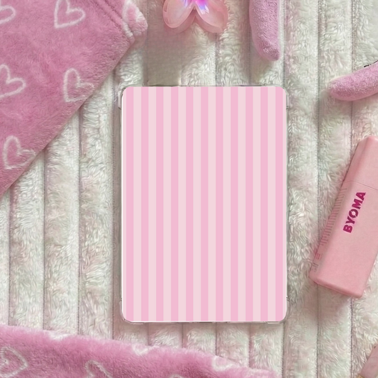 Kindle & Kobo Inserts | Matte Laminated E-Reader Insert - Pink Stripe
