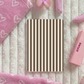 Kindle & Kobo Inserts | Matte Laminated E-Reader Insert - Brown & Beige Stripe
