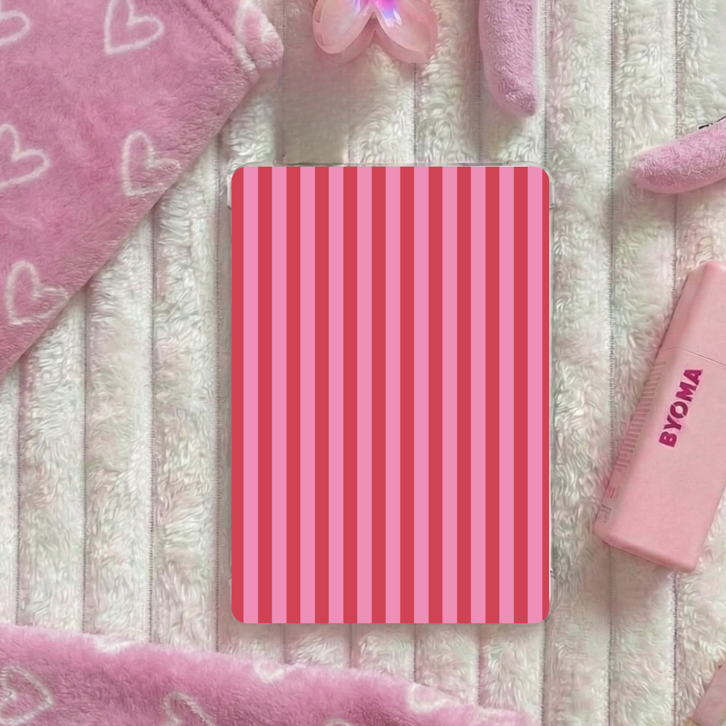Kindle & Kobo Inserts | Matte Laminated E-Reader Insert - Pink & Red