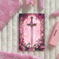 Kindle Insert | Matte Laminated E-Reader Insert - Pink Fantasy Sword
