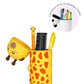 Legami - 2-in-1 Silicone Pencil Case - Kawaii - Giraffe