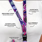 "Raise The Flag" Aboriginal Flag Premium Lanyard