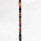 Decorative lanyard with a colorful pattern on a white background