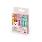 Legami - Set of 6 Mini Highlighters - Teddy's Style - Teddy Bear