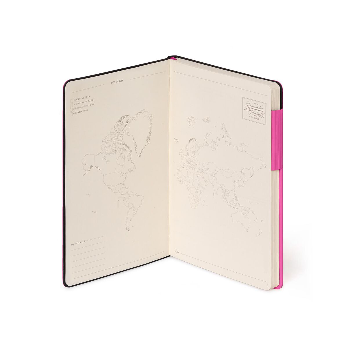 Legami - My Notebook - Medium (13 x 21cm) - Lined - Bougainvillea Pink