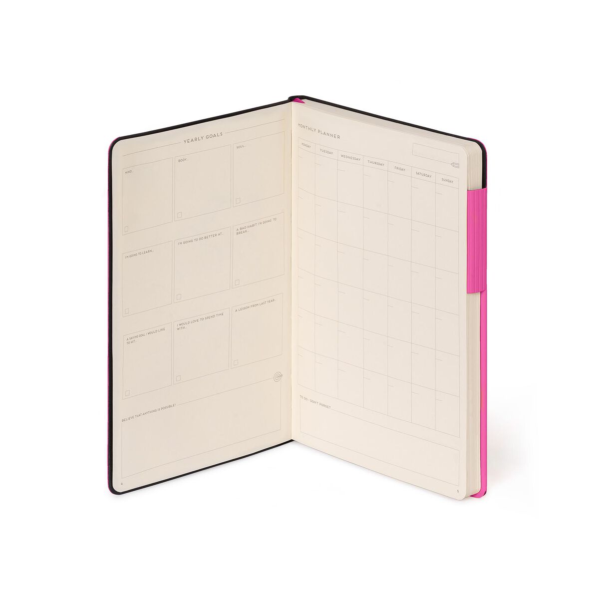 Legami - My Notebook - Medium (13 x 21cm) - Lined - Bougainvillea Pink
