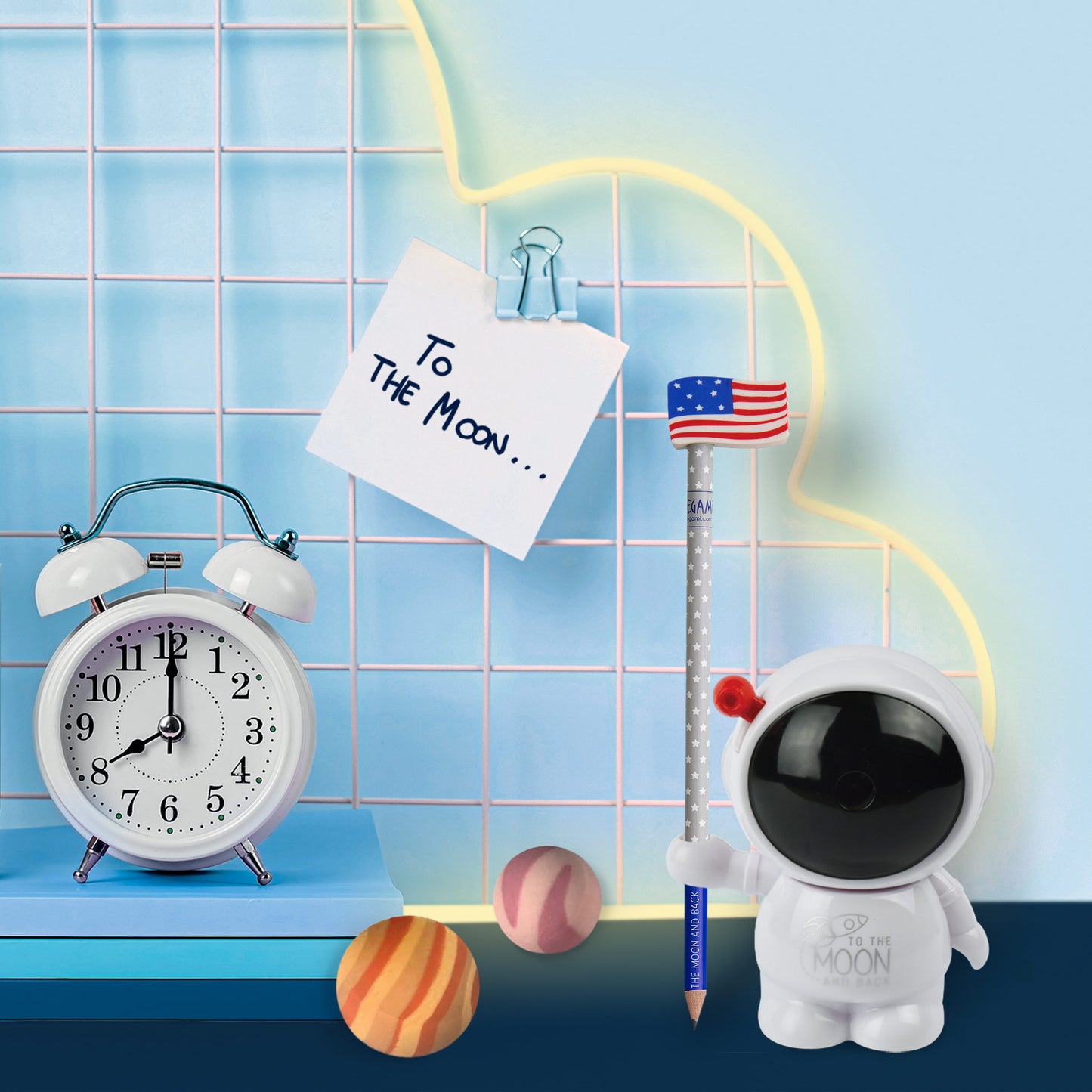 Legami - Set of 9 Erasers - Solar System