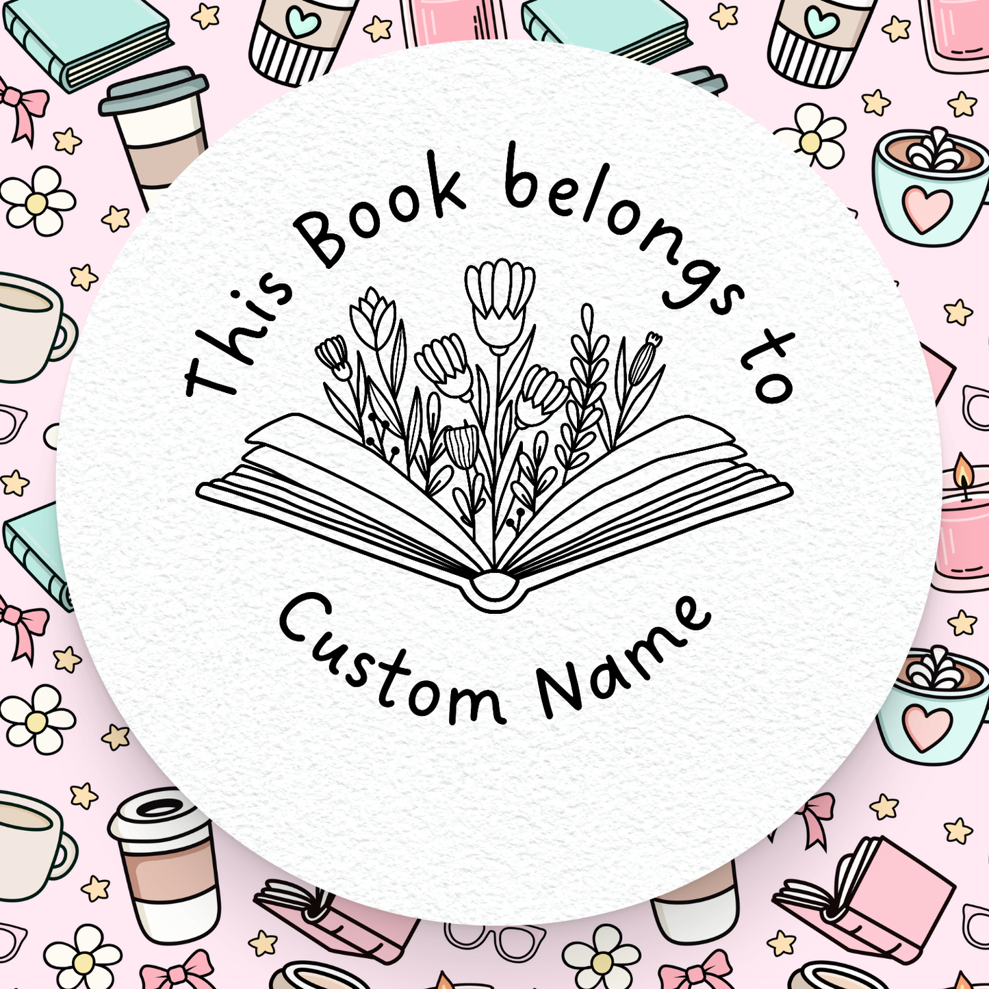 This book belongs to personalised stamp