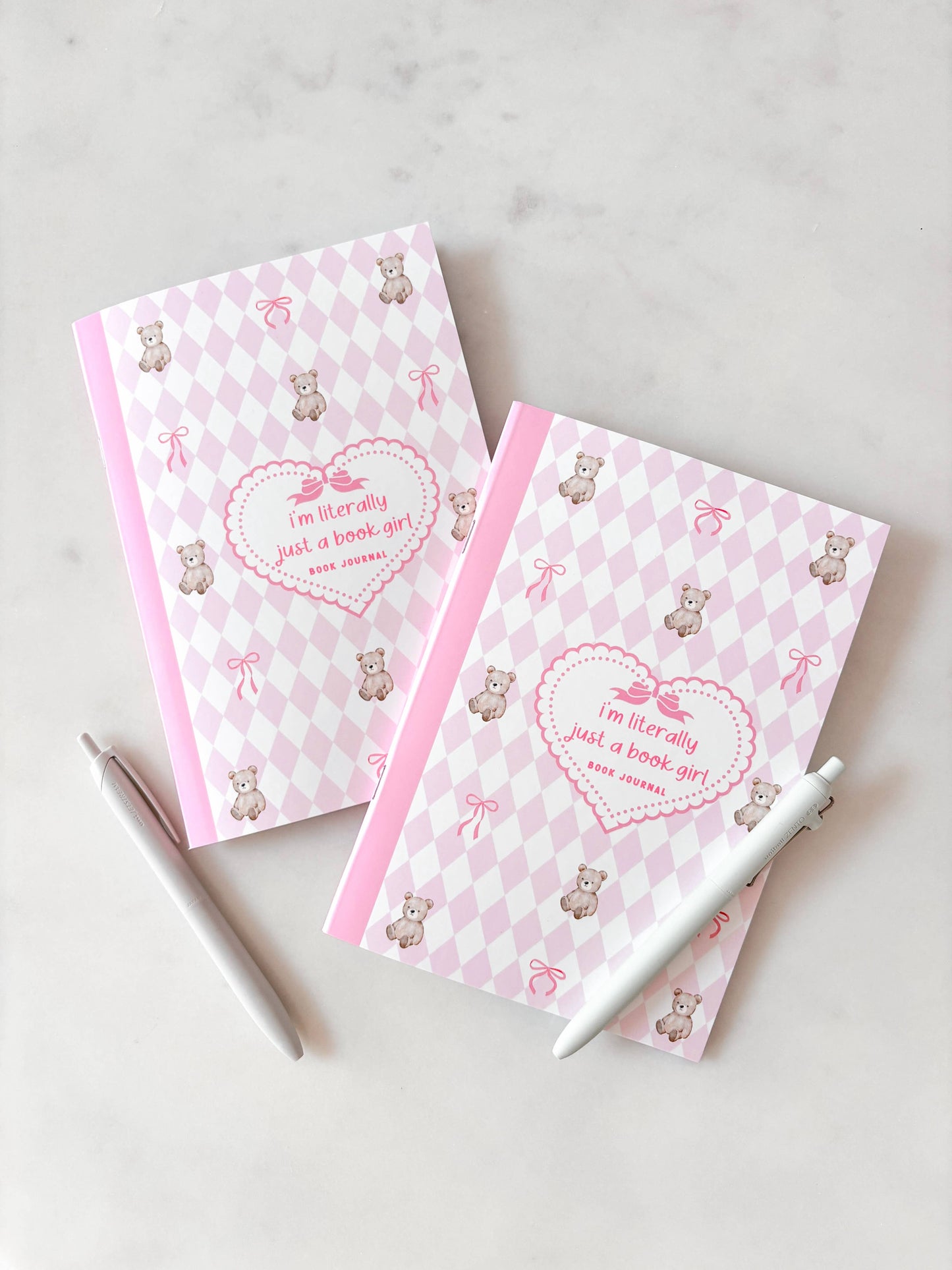 Fleurs on Sunday - I'm Literally Just A Book Girl Journal | A5 Book Review Notebook
