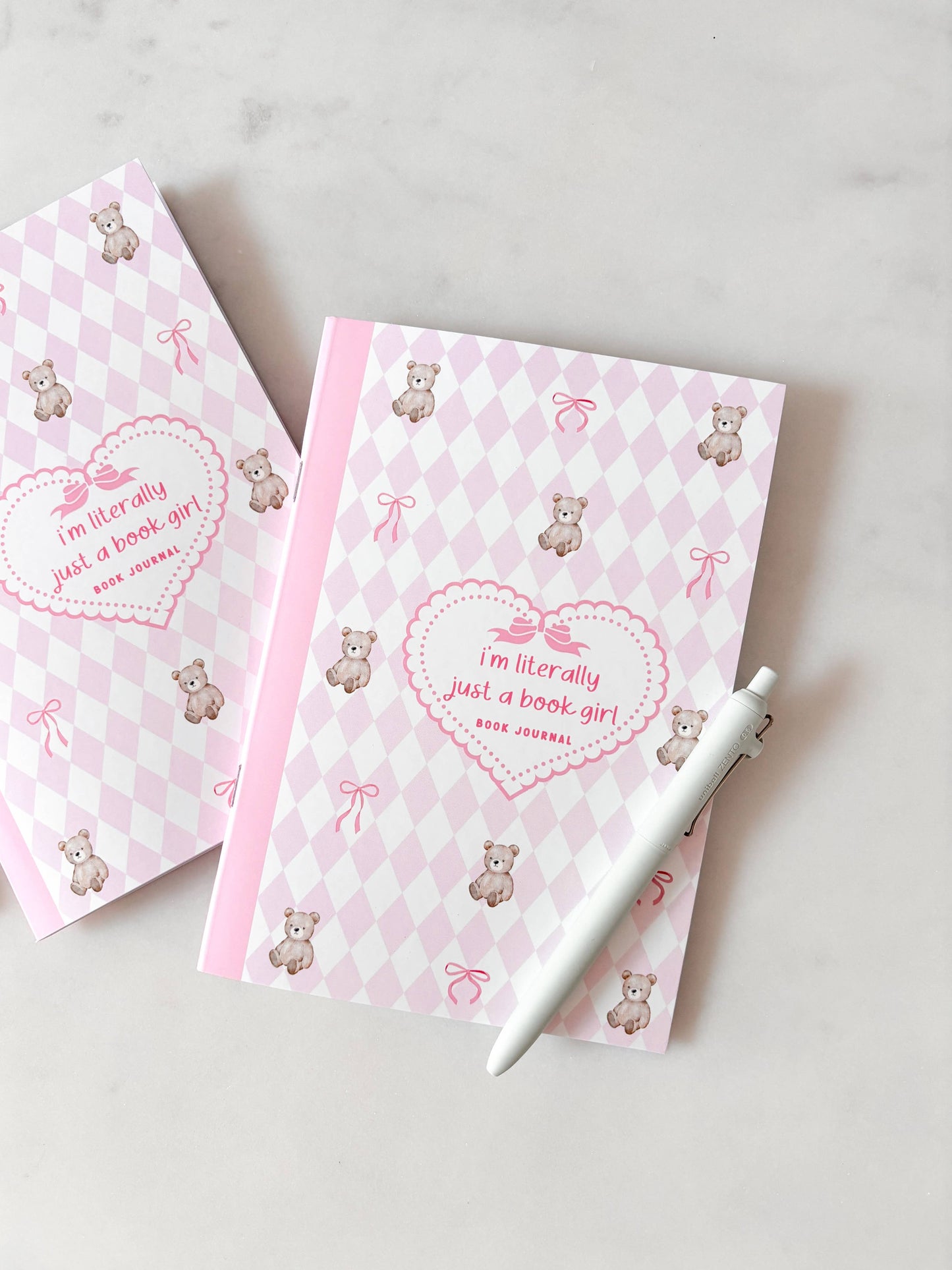 Fleurs on Sunday - I'm Literally Just A Book Girl Journal | A5 Book Review Notebook