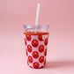 Ellē Nicole Coffee Cup Cover - Floral Medallion - Iced Drink Sleeve: Small / 16oz