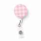 Pink Gingham Reel Badge