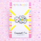Coffee Teach Repeat Enamel Pin