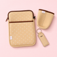 💄 Lip Balm Keychain Holder (Yellow Polka Dot)
