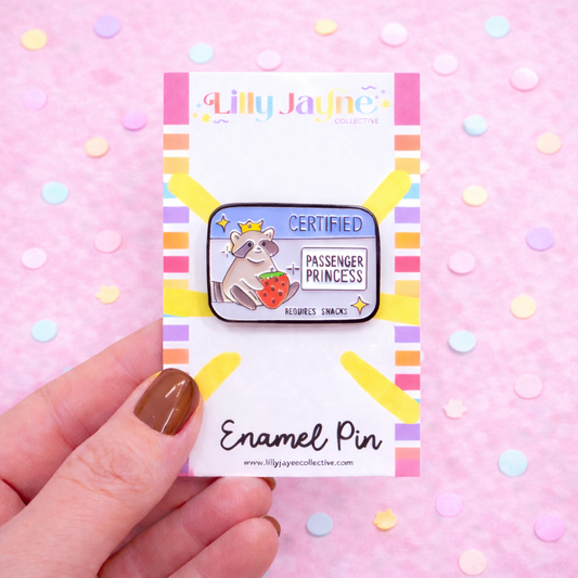 Passenger Princess Enamel Pin