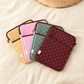 E-reader / Tablet Sleeve / Case / Book Sleeve - Brown Polka Dot