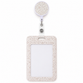 Load image into Gallery viewer, Beige Petal ID reel badge & ID Holder combo | Healthcare | Educators | Office
