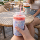 Purple Patch - Rayni Cup Cozy – Reusable Iced Coffee Sleeve (16oz)