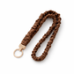 Dark Brown Chocolate Scrunchie Lanyard – Stretchy & Cute (49cm + Stretch)