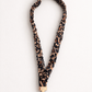 Leopard Print Scrunchie Lanyard – Stretchy & Cute (49cm + Stretch)