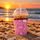 Coral Coast - Rayni Cup Cozy - Reusable Coffee Sleeve (16oz)