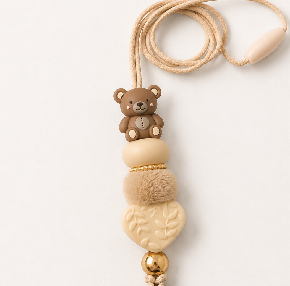 Teddy Bear Personalised Lanyard