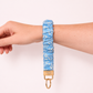 Blue Petal Scrunchie Wristlet (Mini Me)