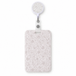 Beige Petal ID reel badge & ID Holder combo | Healthcare | Educators | Office