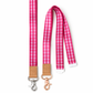 Sweetheart Gingham Fabric Lanyard