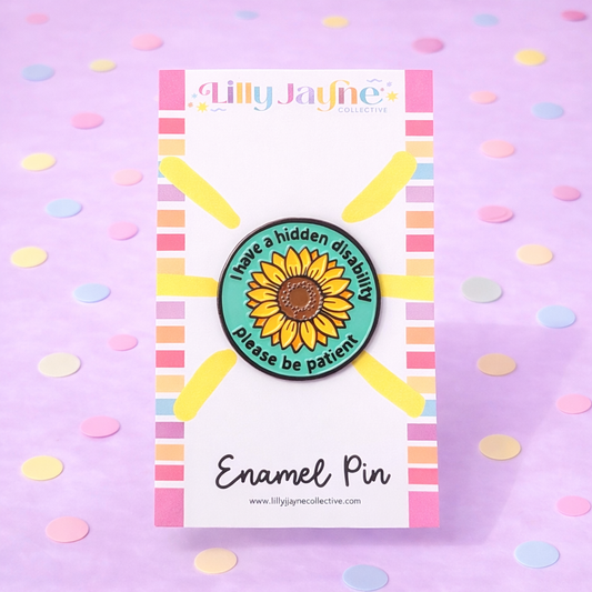 I have a hidden disability Enamel Pin
