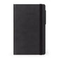 Black notebook with 'MY NOTEBOOK' branding on a white background