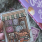 video of indie bookstore shaker keyring