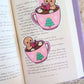 Gingerbread Waterproof Vinyl Sticker | 7cm Bookish Decal | Matte, Gloss & Holographic Stars Finish