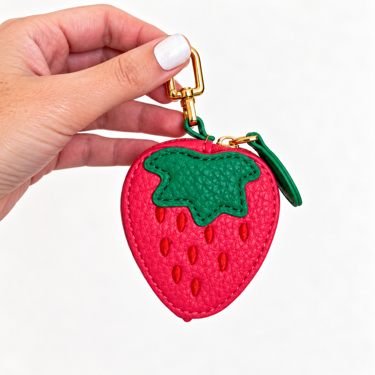 🍓🍋 Mini Fruit Coin / AirTag Keychain