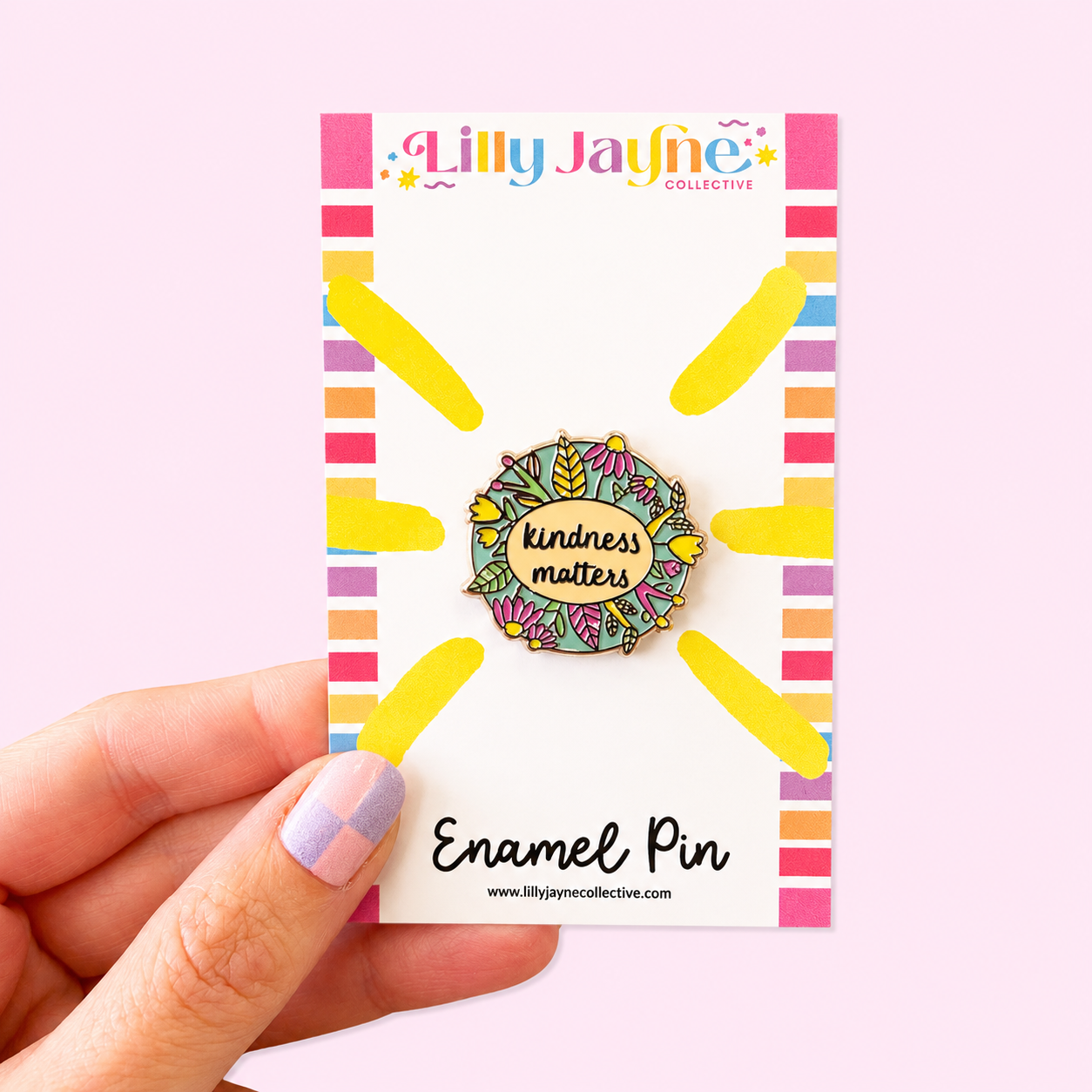 Kindness Matters Enamel Pin