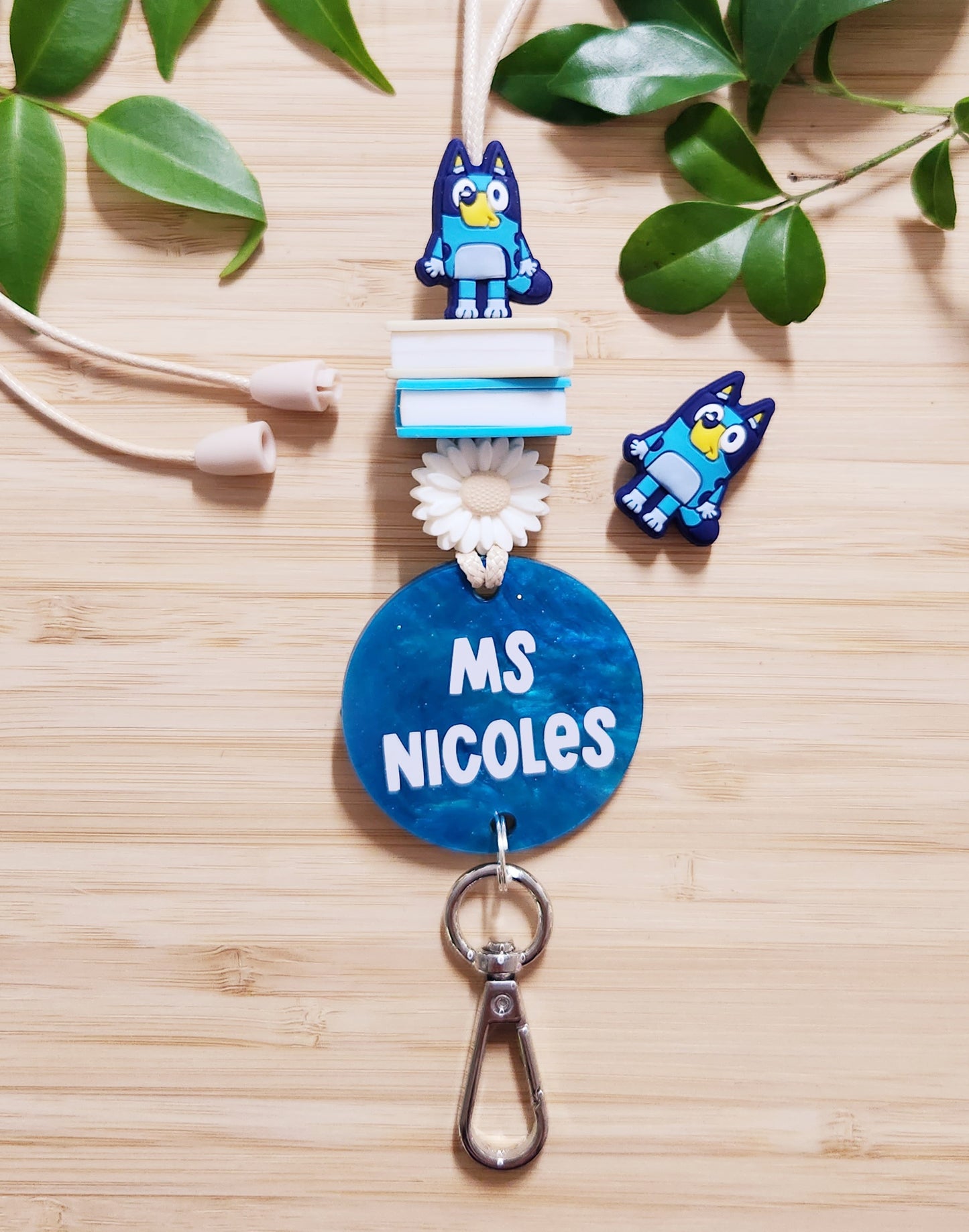 Teacher Personalised Lanyard - Bluey Lanyard