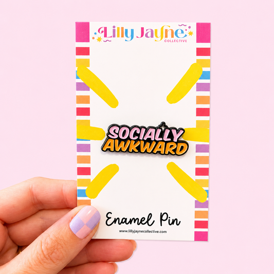 Socially Awkward Enamel Pin