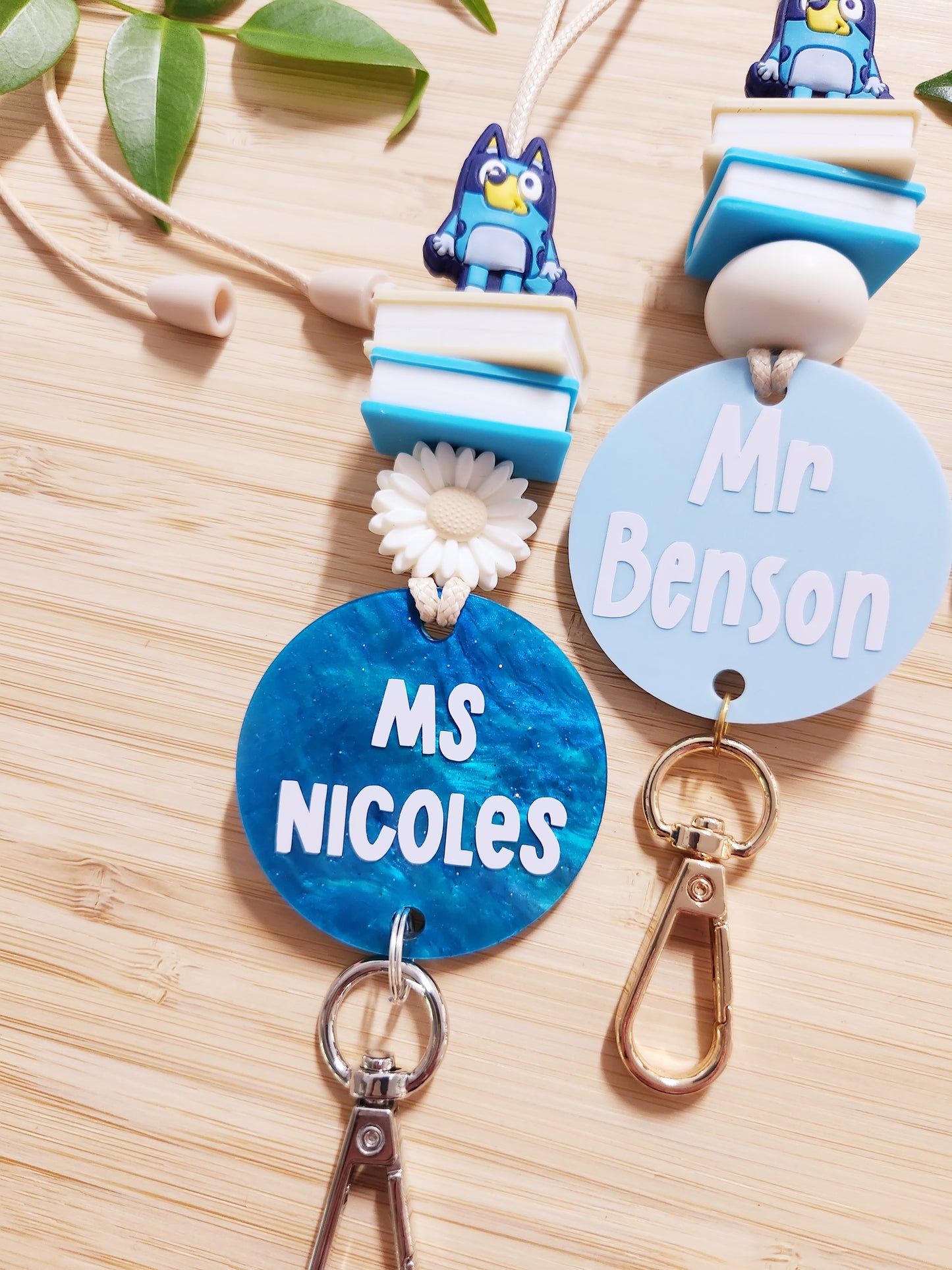 Teacher Personalised Lanyard - Bluey Lanyard