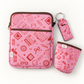 E-reader / Tablet Sleeve / Case / Book Sleeve - Pink Bookish